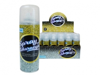 Brokat w sprayu 1592 Srebrny