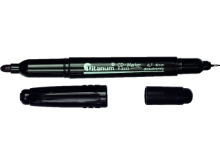 Marker Cd 2-kocwki Czarny [opakowanie=12szt]