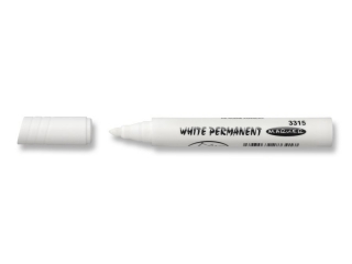 Marker permanentny KOH-I-NOOR biay 2,5mm