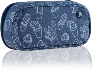 Piórnik saszetka ASTRA Hash 3 - Jeans Cactus