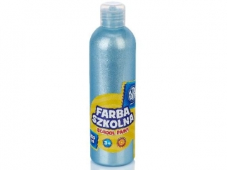 Farba szkolna Astra 250 ml - perowa niebieska