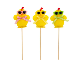 Kurczaczki na piku rozmiar: 26 cm w opakowaniu: 3 wzory