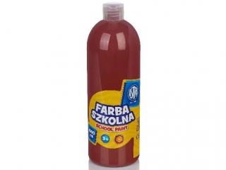 Farba szkolna Astra 1000 ml - brzowa