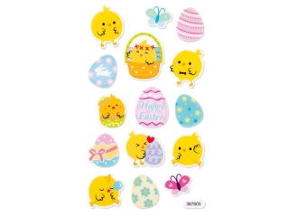 NAKLEJKI Z PIANKI �WIEC�CE W CIEMNO�CI - KURCZACZKI