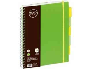 Ko³obrulion A4 100k. GRAND NOTObook, zielony linia