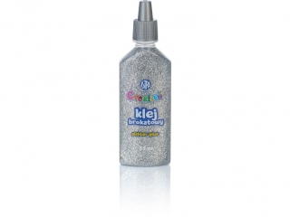 Klej brokatowy ASTRA 35 ml złoty i srebrny - display 24 sztuki