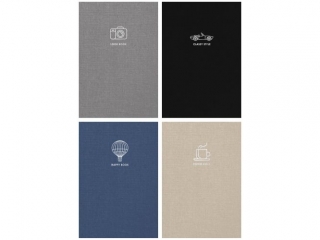 Brulion A5 80k. ASTRA kremowy papier, "Classy style", kratka