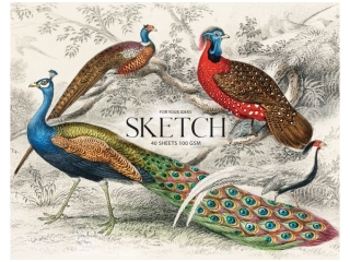 Blok do akwareli ASTRA A4 20k. "Peacock"