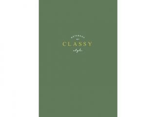 Brulion B5 kratka 80K kremowy papier, "Classy"  [opakowanie=4szt]