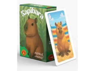 KARTY PIOTRUŚ + PAMIĘĆ - KAPIBARY (3156)