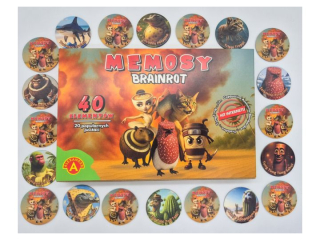 PAMIĘĆ - MEMOSY - BRAINROT (CROCODILLO, TRALALERO, TUNG, TUNG... I IN.) (3214)