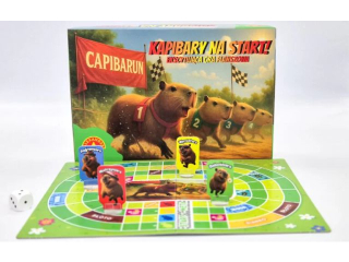RODZINNA GRA PLANSZOWA - KAPIBARY NA START (3159)