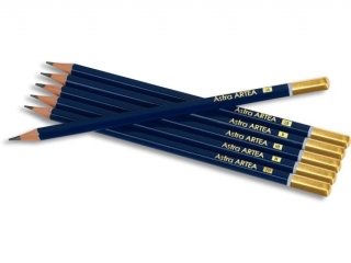 Ołówki grafitowe ASTRA Artea do szkicowania w metalowym pudełku 6szt.