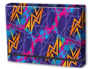 PENMATE TECZKA A4 LUX NA GUMKĘ RÓŻNE WZORY T 0105 ZYGZAKI