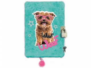 Pamiętnik z kłódką , , włochacz A5, 96k MY LITTLE FRIEND DOG