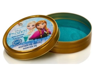 Inteligentna plastelina Dr Cosmic turkusowa z brokatem - Fro