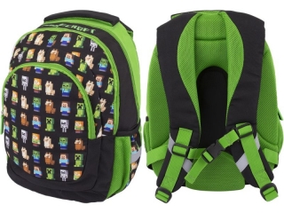 Plecak 38cm (15") ASTRA szkolny AB330, Minecraft multi characters