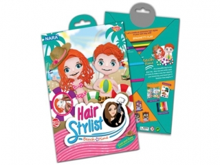 Zestaw kreatywny plastelina NARA Hair Stylist 100g 8kol. - P