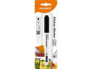 Marker okr�g�y kuchenny 1, 2 mm 420 MONAMI czarny - 1 szt. blister (0%)