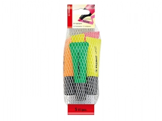 STABILO NEON miks etui 5 szt. 72/5-1-5