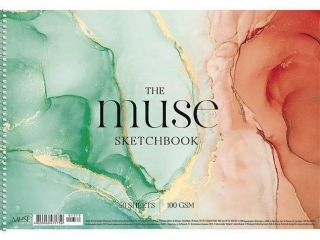 Blok do szkicowania A4 50k spiral, "The muse sketchbook"