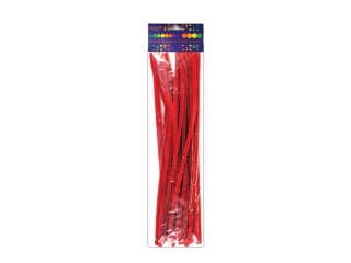 DRUCIKI KREATYWNE 30 CM CZERWONE, 25 SZT.