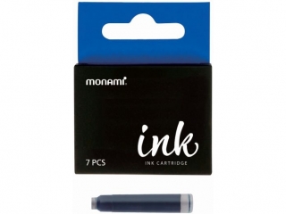 Naboje atramentowe MONAMI 7 sztuk - niebieskie