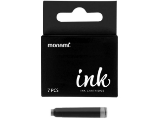 Naboje atramentowe MONAMI 7 sztuk - czarne