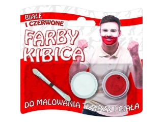 Farby kibica do twarzy TITANUM 2 kolory