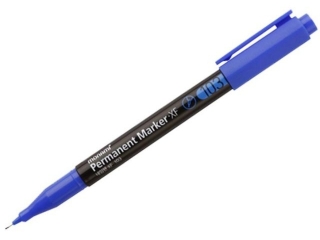 Marker okr�g�y permanentny 0, 5 mm XF 103 MONAMI niebieski - 12 szt. op. [opakowanie=12szt]