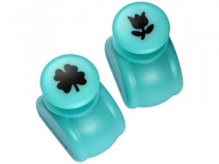 Dziurkacze z motywem 18mm zestaw 2szt. czterolista koniczyna, tulipan TITWLK26
