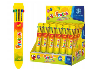 D�ugopis zapachowy wielokolorowy 10w1 ASTRA FRUTOS - 24 szt. display [opakowanie=24szt] (CEN+1%)