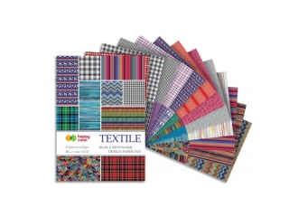 Blok z motywami HAPPY COLOR Textile 80g A4 15k. 30 motywów
