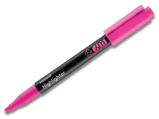 Cienki zakreślacz Highlighter 601 różowy 0%