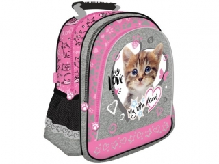 Plecak szkolny 15 KOT PINK - MY LITTLE FRIEND