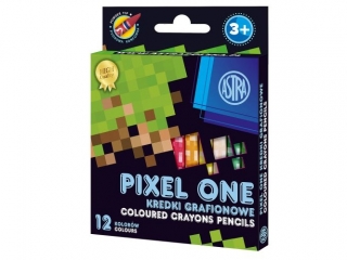 Kredki z glinki kaolinowej Pixel One Astra 12 kolorów 6%