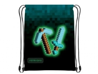 Worek na obuwie ASTRABAG BLUE PIXEL, AD1