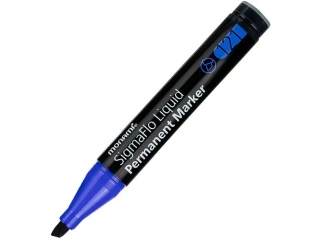 Marker permanentny SigmaFlo B 120 niebieski MonAmi (2080151502)  [opakowanie=12szt]