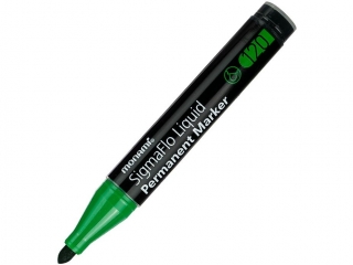 Marker permanentny SigmaFlo B 120 zielony MonAmi (2080151511)  [opakowanie=12szt]