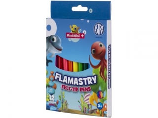 Flamastry ASTRA 12 kolorów - Mini Mini