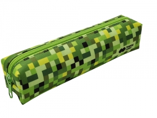 Pirnik saszetka may prostoktny z 1 zamkiem, PIXI green, Happy Color