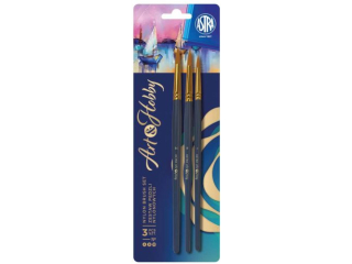 Zestaw pdzli nylonowych ASTRA ARTxHOBBY - 5 szt.  [opakowanie=12szt]