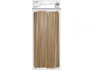 Dekoracyjne drewniane patyki TITANUM 25cmx3mm 100szt.