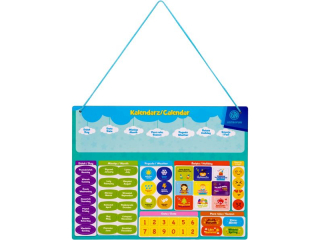 Magnetyczny zestaw edukacyjny ASTRAFUN ? Nauka kalendarza, 56 el.  [opakowanie=8szt]