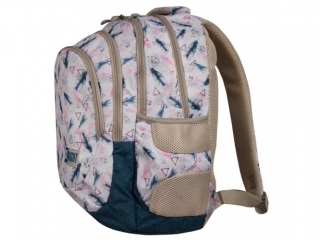 Plecak 43cm (17") ST.MAJEWSKI 4-komorowy BP6 Pirka boho