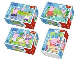 Puzzle   54 Mini TREFL Wesoy dzie winki Peppy
