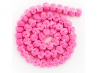 GIRLANDA Z POMPON�W - RӯOWA [opakowanie=6szt] NZWR-DLP