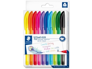 Dugopis jednorazowy, trjktny 4320, M, 10 kol, Staedtler