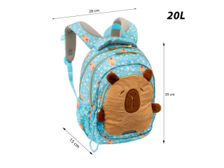 Plecak ASTRABAG FLUFFY CAPY, AB330 [opakowanie=6szt]