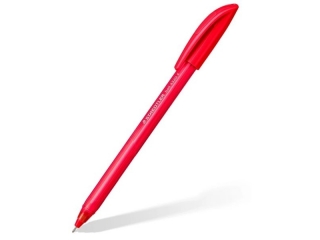 Dugopis jednorazowy, trjktny 4320, F, czerwony, Staedtler [opakowanie=10szt]